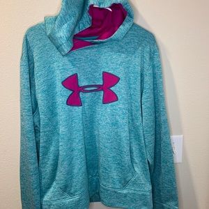 Under Armour + Women’s Hoodie + Teal + XL